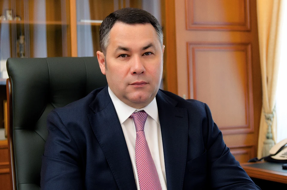 Губернатор также поблагодарил сотрудников СУ СК России по Тверской области за добросовестную службу Отечеству. Фото: ПТО