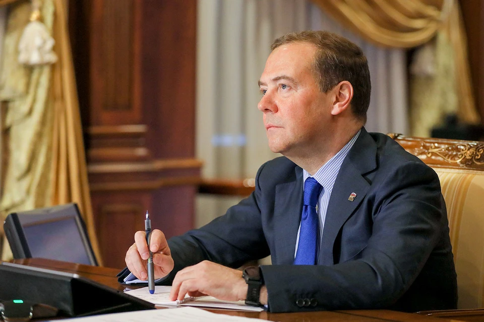 Дмитрий Медведев написал для ТАСС статью «Америка 2.0. После выборов». Фото: Екатерина Штукина/POOL/ТАСС