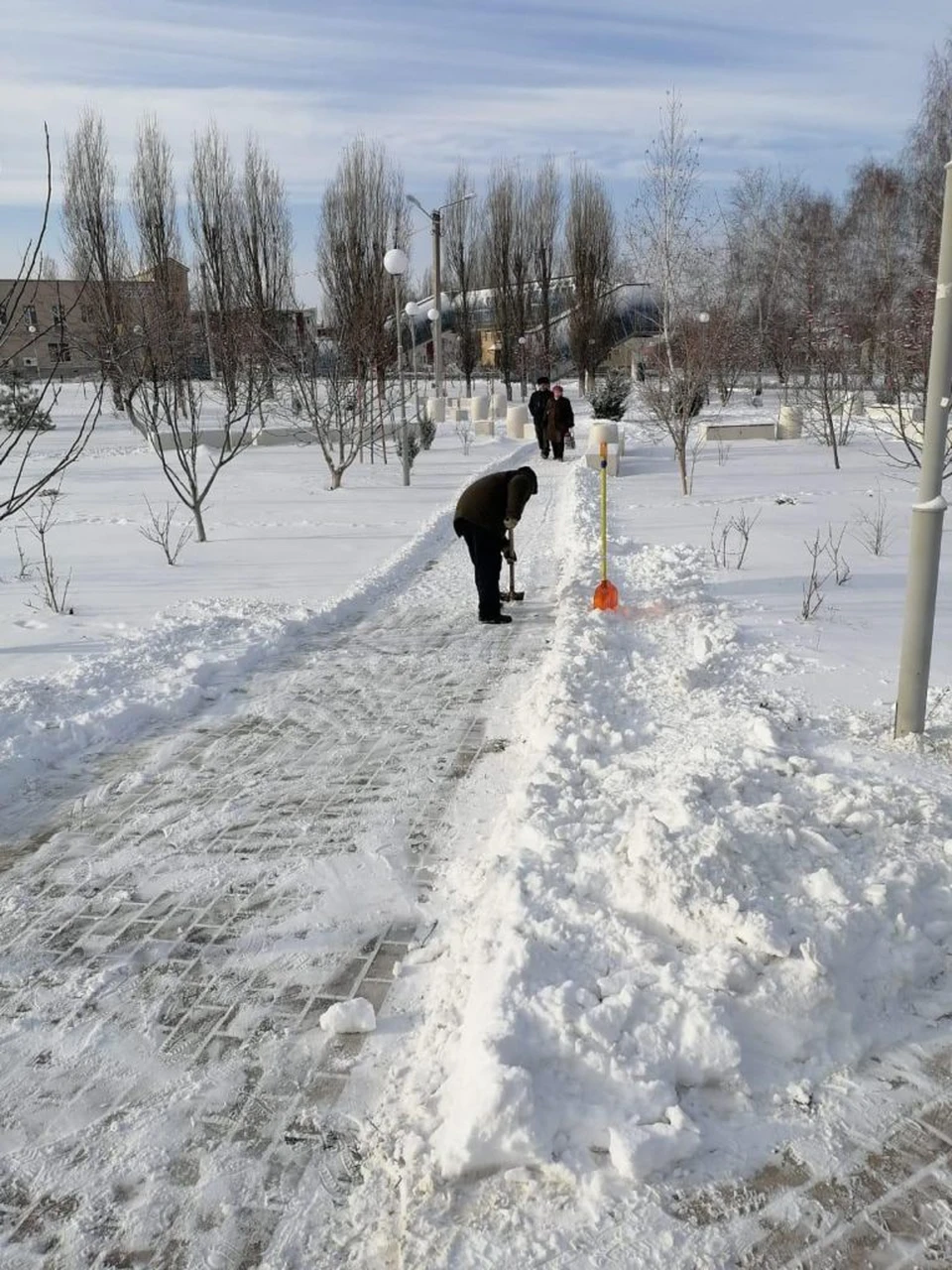 Городские и сельские поселения Белгородского района расчистили от снега. Фото пресс-службы администрации Белгородского района