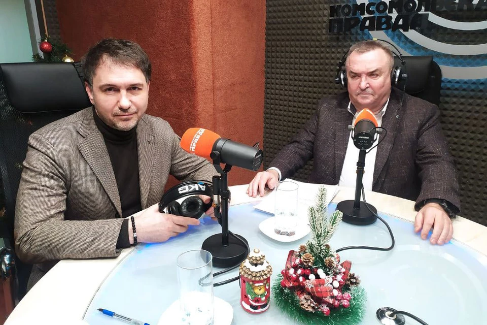 Дмитрий Асанцев и Валерий Ильенко ответили на вопросы слушателей Радио «Комсомольская правда». Фото: пресс-служба НРО партии «Единая Россия».