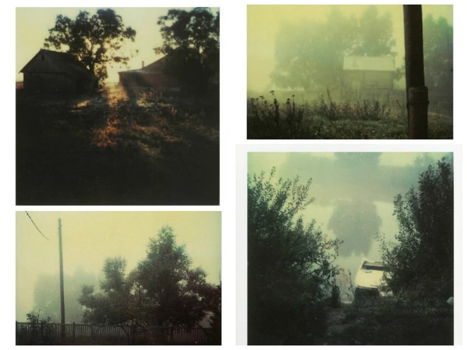 Фотографии дома в поселке Мясной, которые Андрей Тарковский сделал на Polaroid.