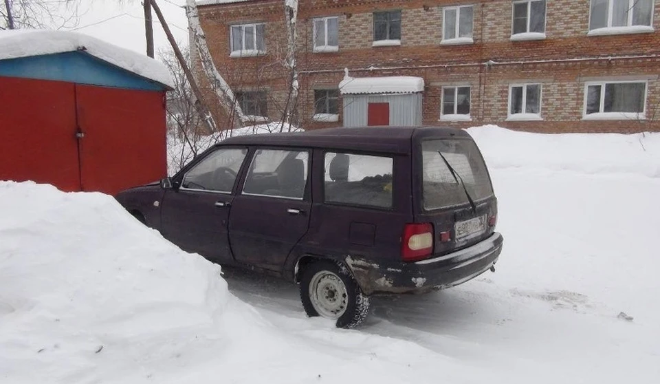 Похищенный автомобиль.
