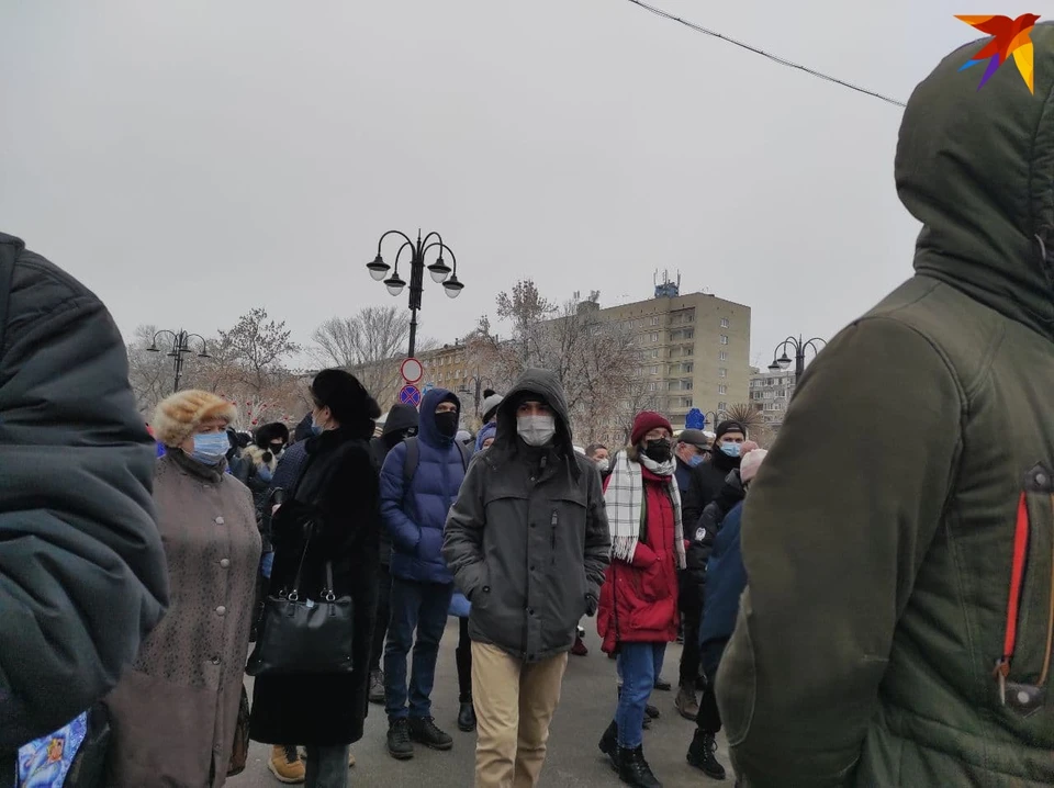 Жители Саратова в воскресенье вышли на акцию