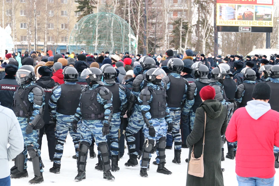 Акция прошла на Центральной площади