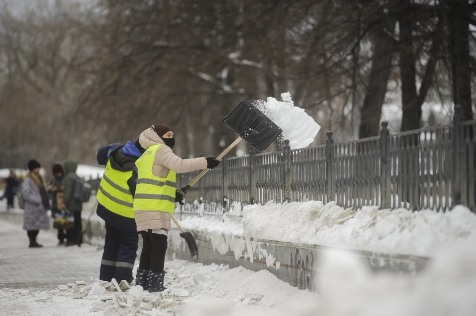 В феврале у дворников будет много работы.