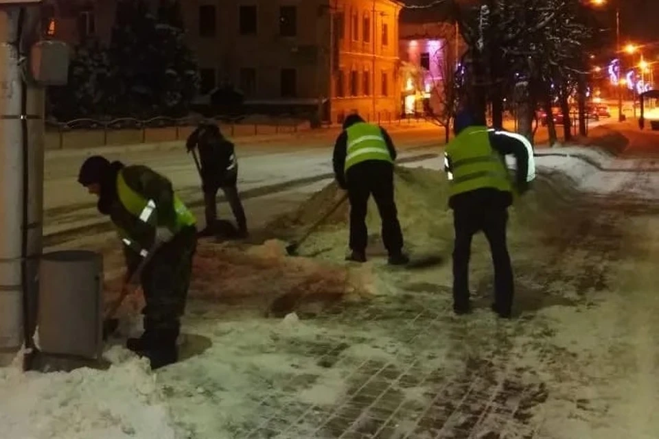 Из города вывезли 3000 кубометров снега.