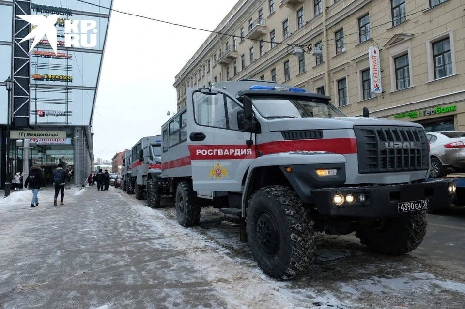Технику заметили в городе еще утром