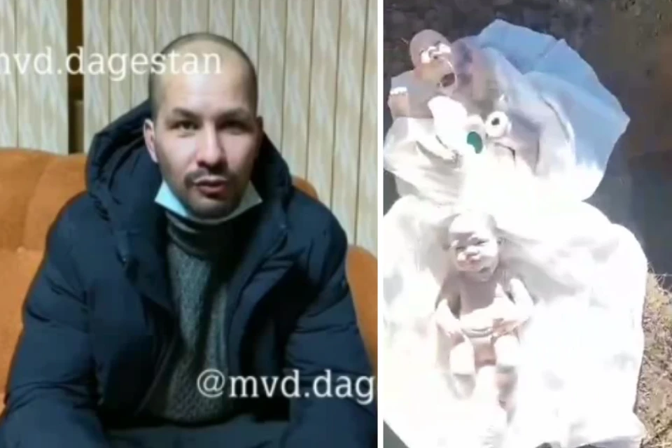 Проверка базы пациентов свидетельствует о том, что жена Дауда Даудова не рожала в краевых роддомах. Фото: МВД / кадр видео