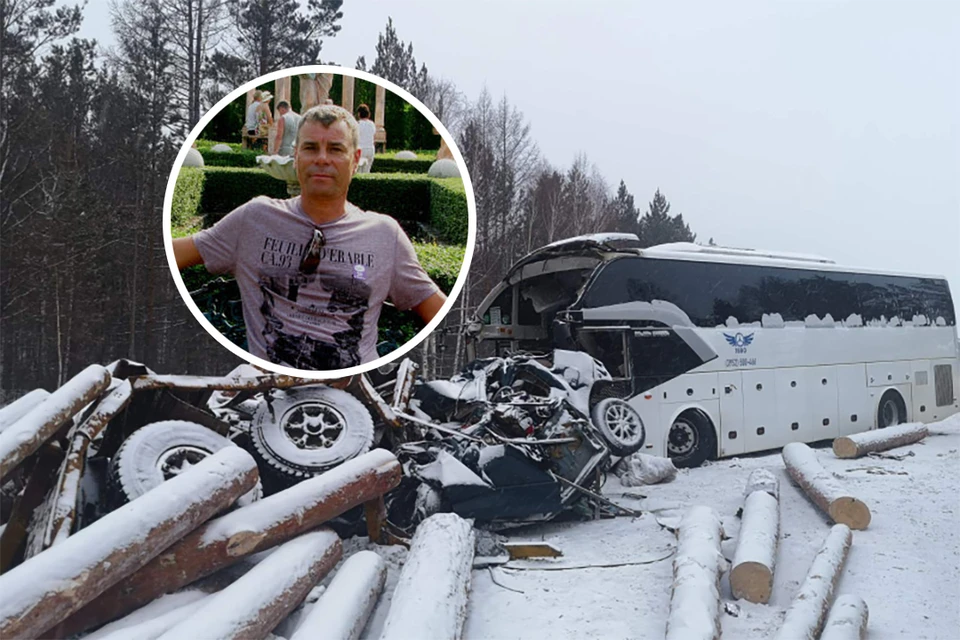 Погибший водитель автобуса. Фото: ГУ МВД России по Иркутской области, соцсети