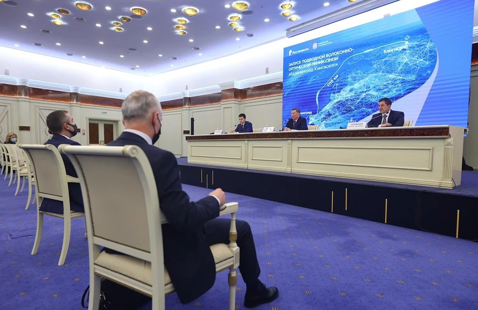На торжественном мероприятии.