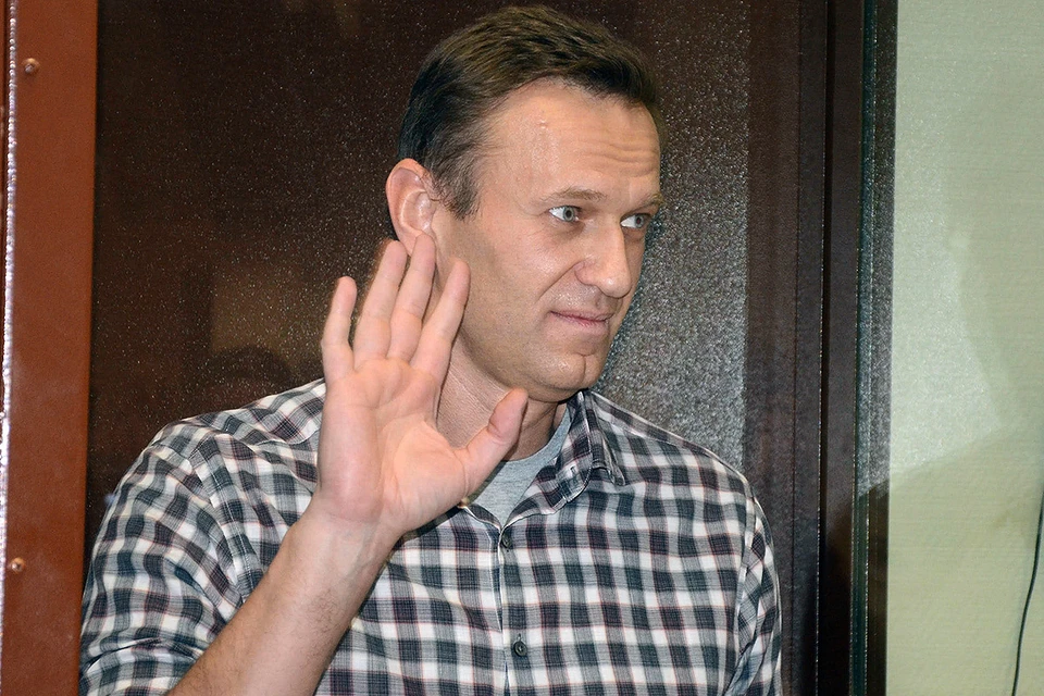Алексей Навальный во время судебного заседания 20 февраля.