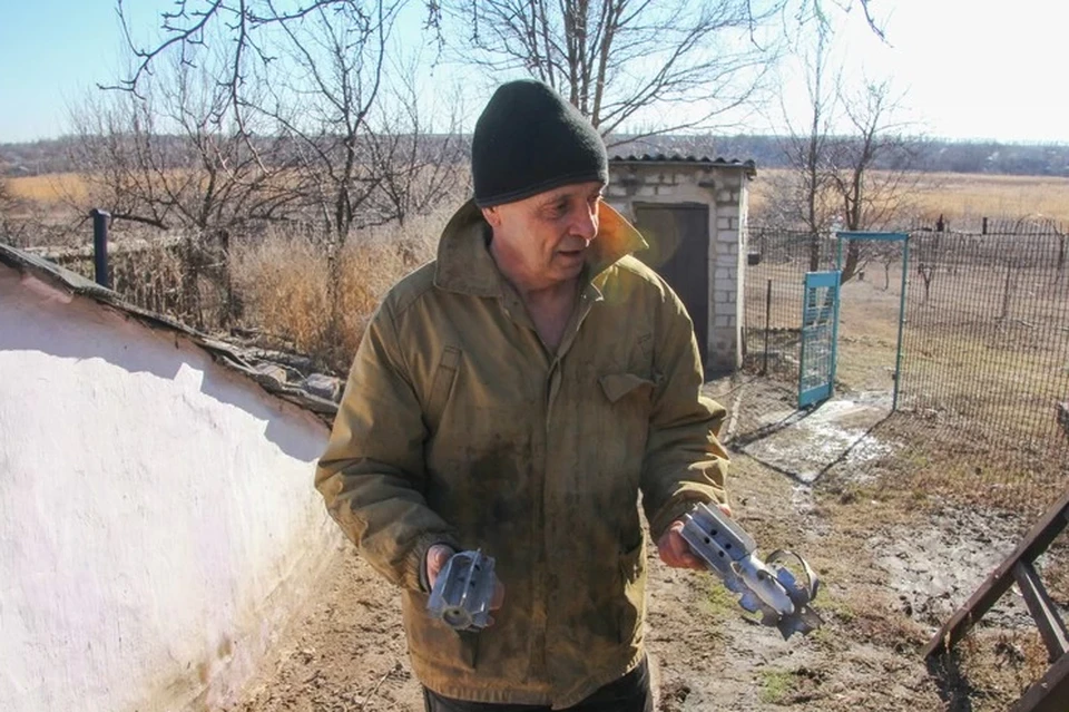 Такие боеприпасы разрывались на западе столицы ДНР