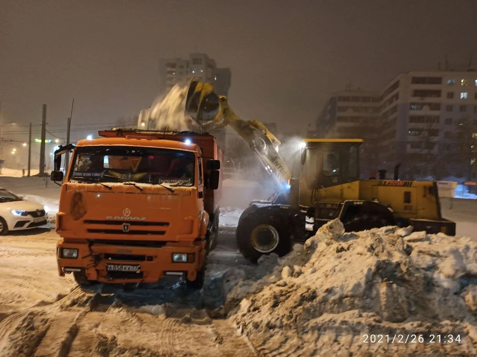 В Самаре выпало очень много снега. Фото: администрация