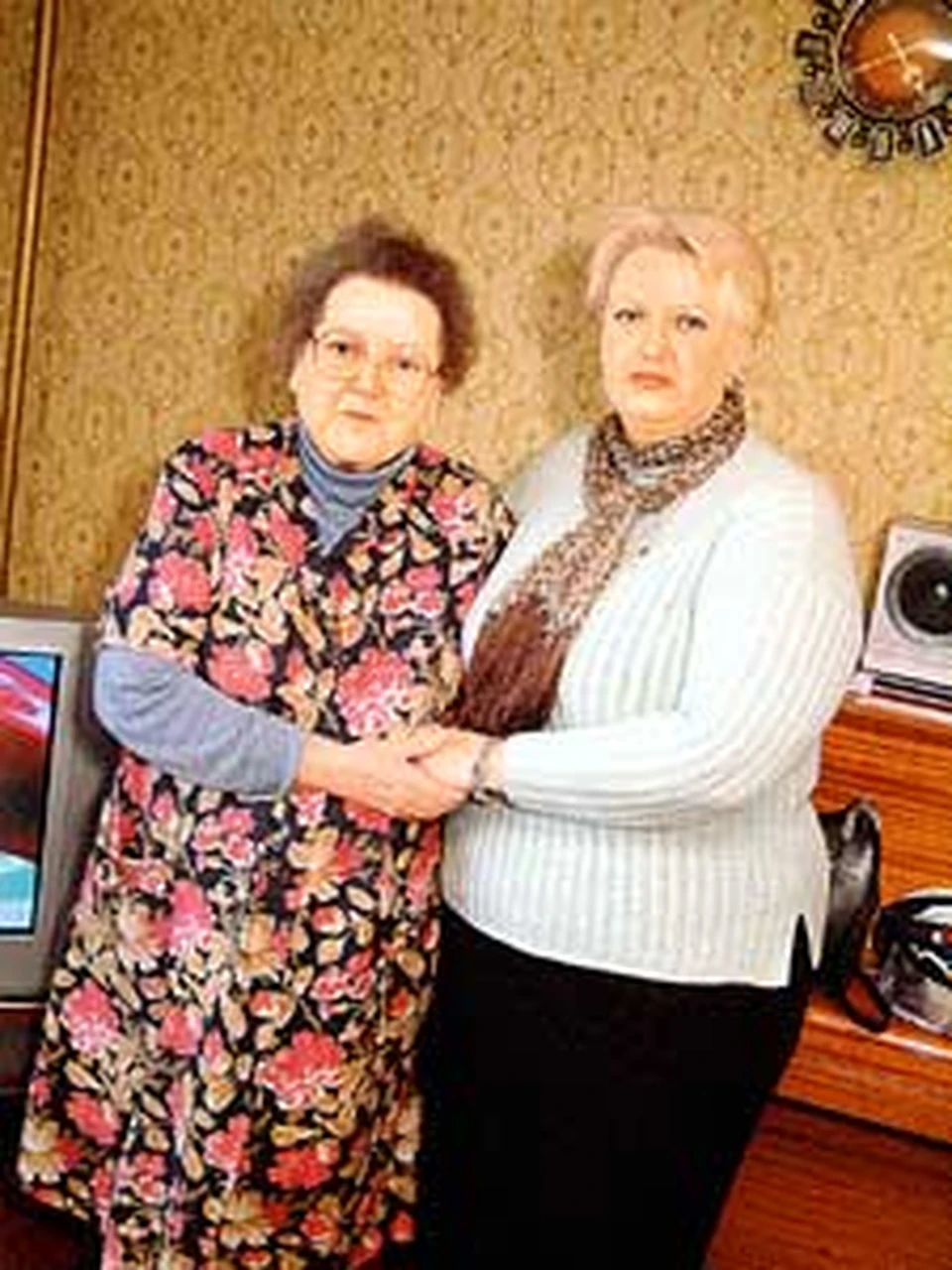 Татьяна Сливенко (справа) приехала в гости к своей маме Марии Афанасьевне в Ригу, где она жила с 6-месячного возраста.
