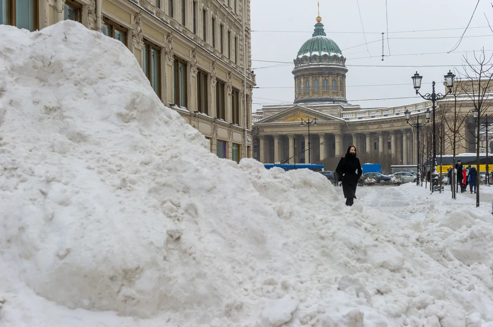 В Петербург 5 марта вернулась зима