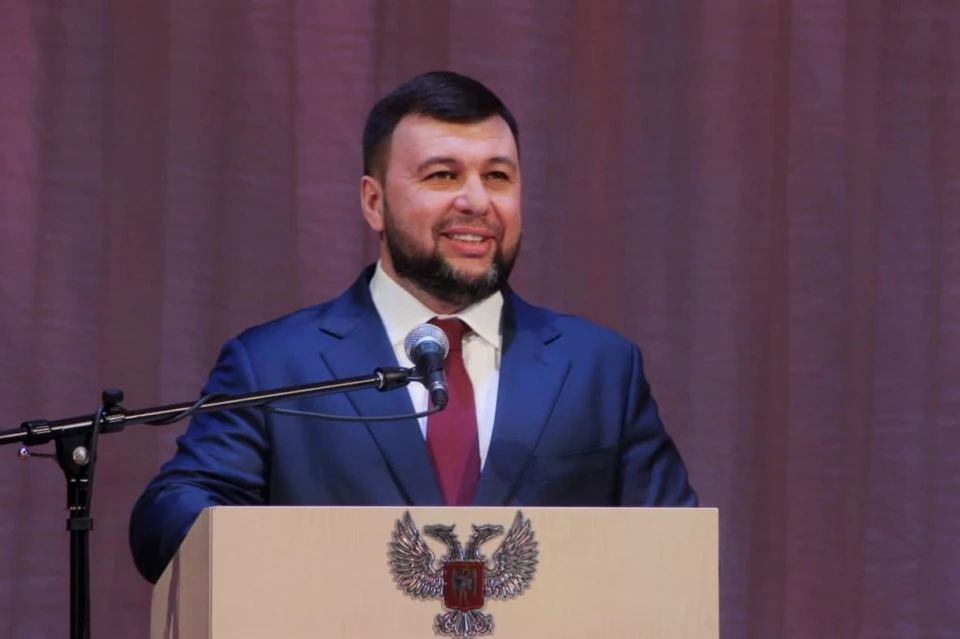 Глава ДНР Денис Пушилин поздравил женщин с наступающим праздником 8 Марта. Фото: пресс-служба Главы ДНР