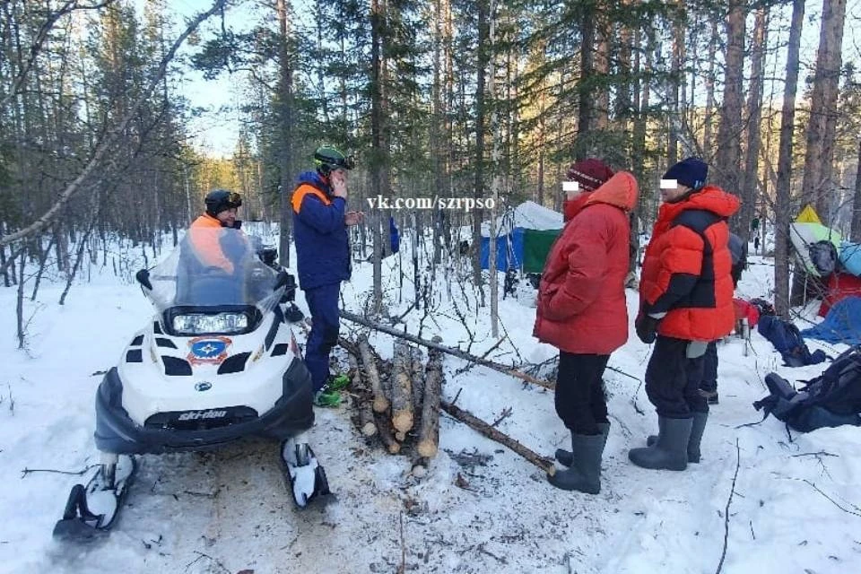 В Хибинах 10 марта спасали туристов. Фото: Северо-Западный РПСО