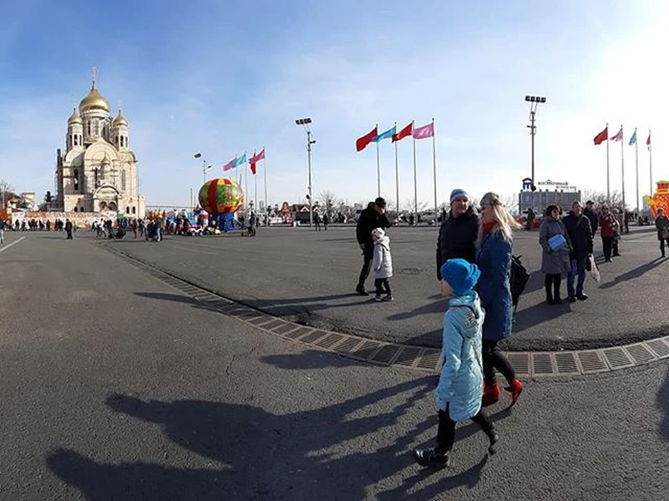 Масленичная неделя завершается теплой погодой.