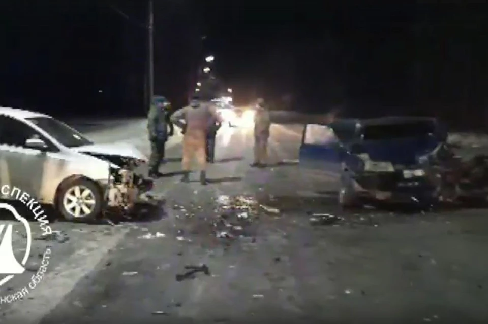 От удара пострадал Volkswagen Polo