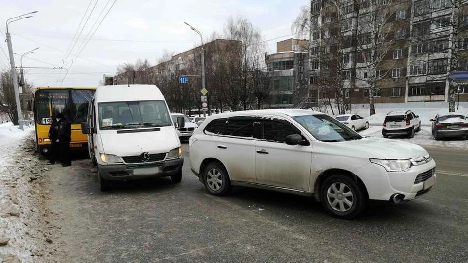 Тройное ДТП на Пушкинской