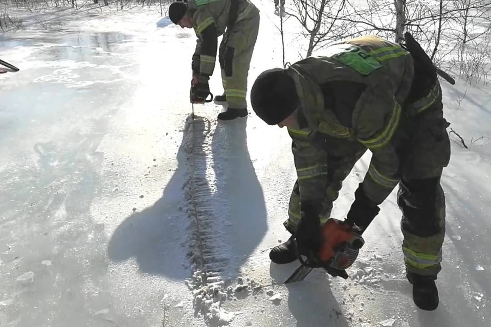 Усолье-Сибирское защищают от паводка.
