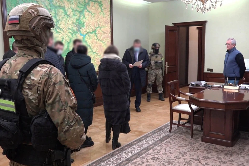Глава Пензенской области задержан по подозрению во взяточничестве. Фото: СК России