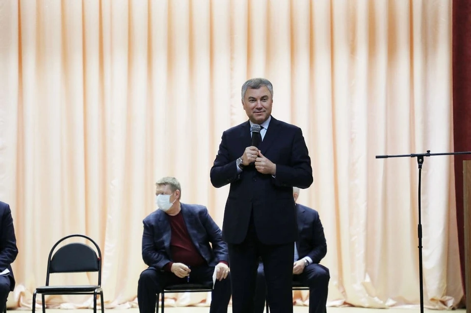 Володин на встрече в Аркадаке