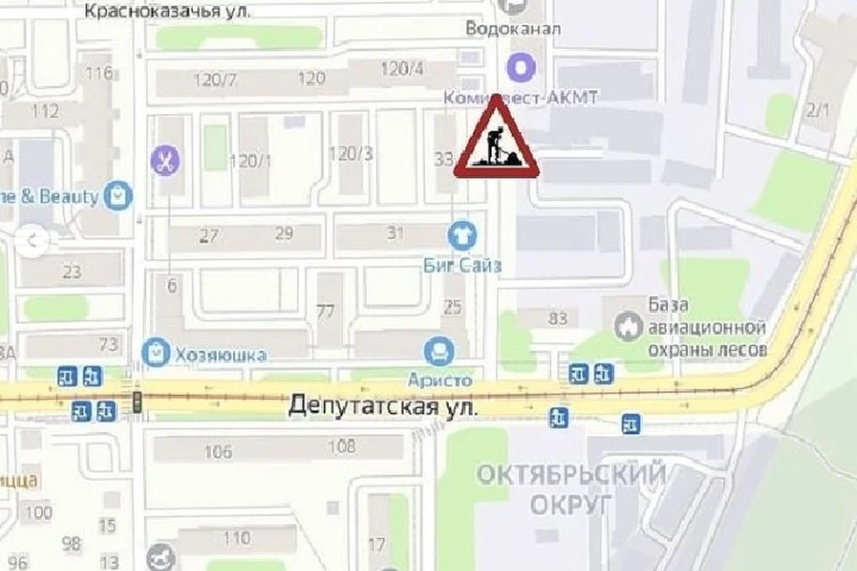 Движение ограничат по улице Станиславского с 29 марта в Иркутске. Фото: Оператор Теплосети