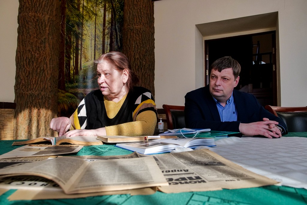 Вот в этой комнате проходило совещание перед организацией полета