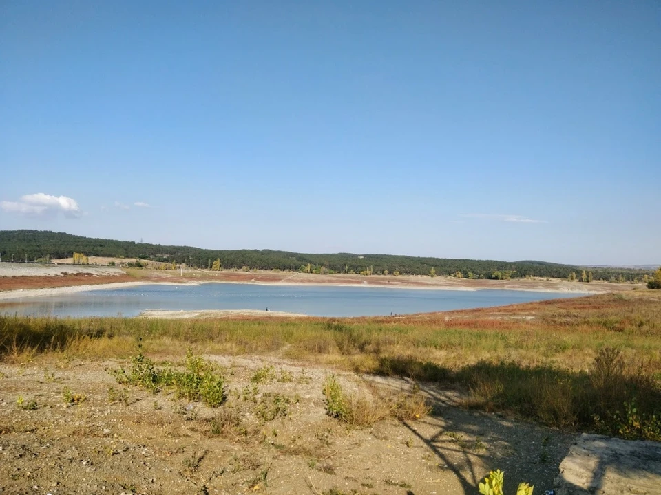 Симферопольское водохранилище в 2020 году достигло критического объема наполненности
