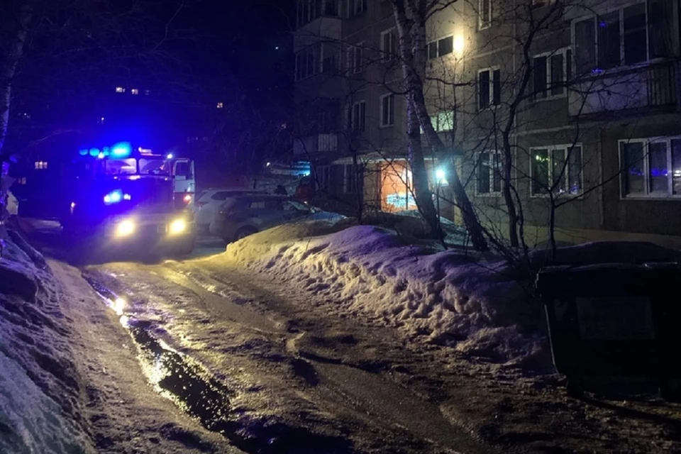 Пожарные спасли пенсионерку на пожаре в Новосибирске. Фото: "АСТ - 54".