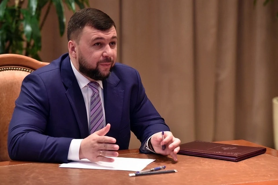 Глава ДНР Денис Пушилин во время пресс-конференции 7 апреля рассказал, почему не состоялась Харьковская Народная Республика. Фото: Официальный сайт Главы ДНР