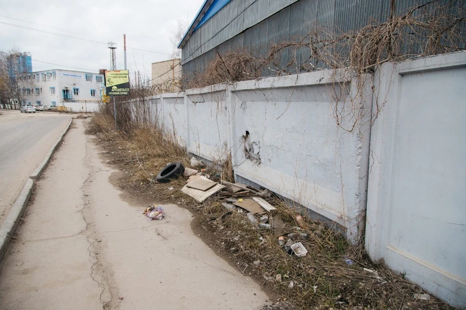 В Правобережном округе Липецка чище, чем в Октябрьском, но и тут есть проблемы