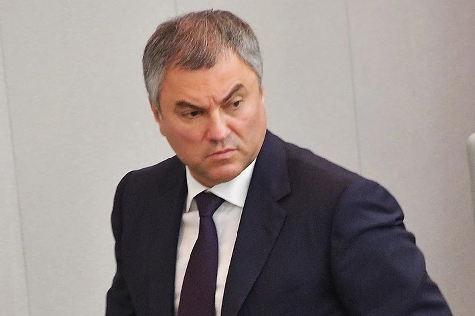 Спикер Государственной Думы Вячеслав Володин