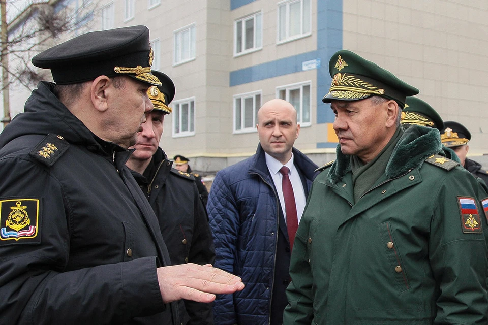 Министр прибыл на Северный флот. Фото: Павел Львов/РИА Новости