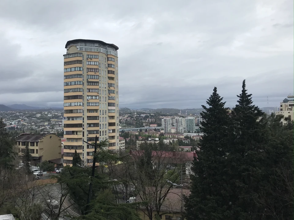 Сочи заволокли тучи