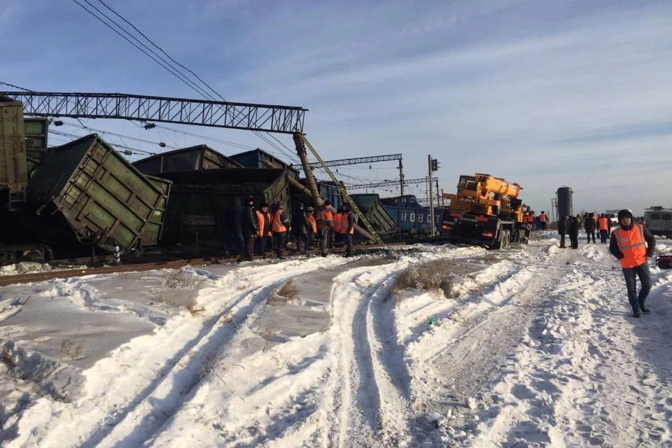 Виновники схода 30 вагонов с углем в Иркутской области понесут наказание