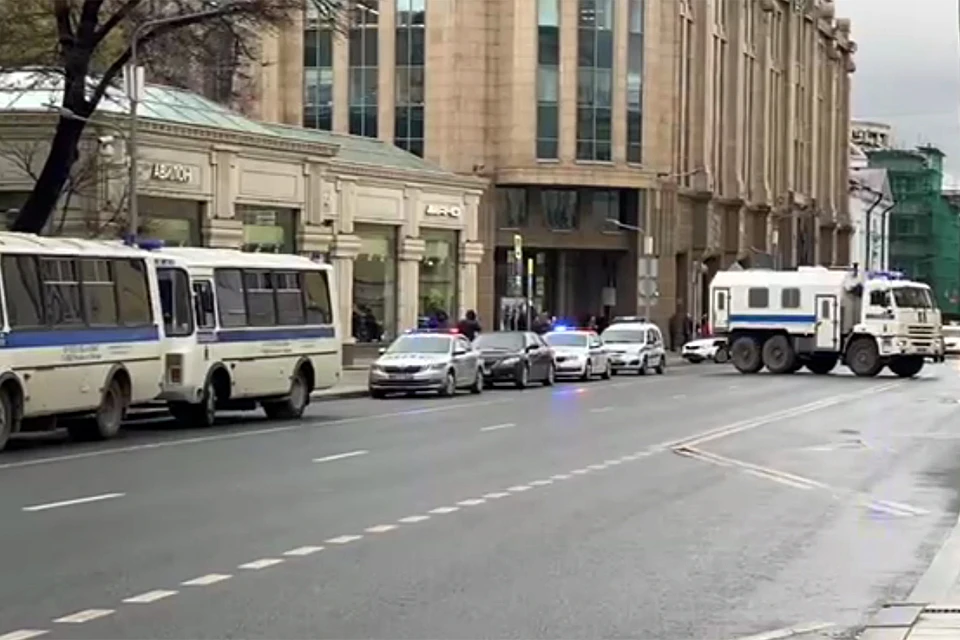 В центре Москвы усилены меры безопасности