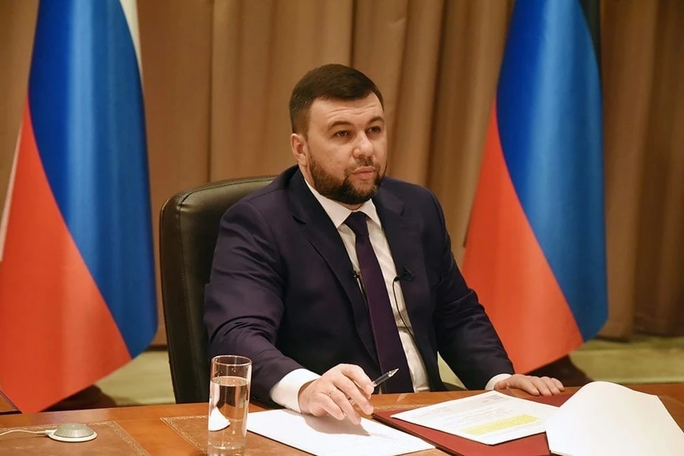 Денис Пушилин обратился к русскоязычным жителям Украины. Фото: сайт Главы ДНР