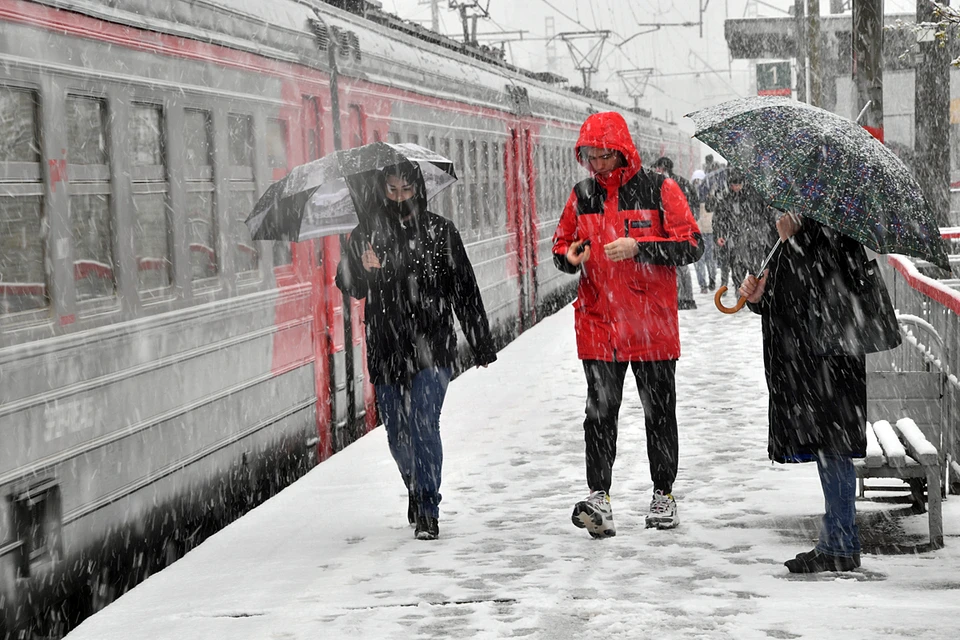 В Москве и Московской области начался снегопад