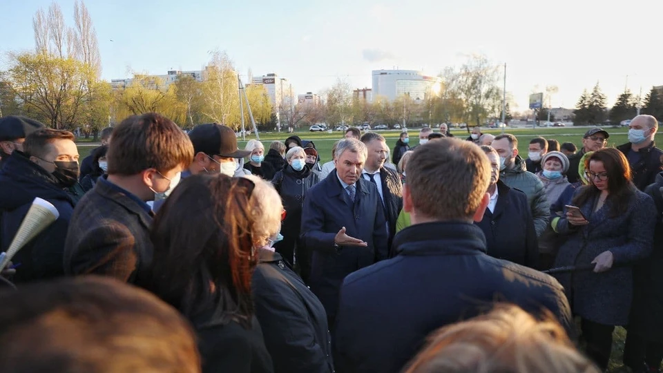 Володин раскритиковал предложения по проекту парка в Балаково