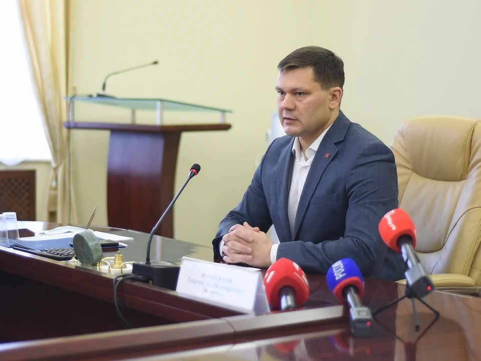 Мэр Вологды Сергей Воропанов провел пресс-конференцию