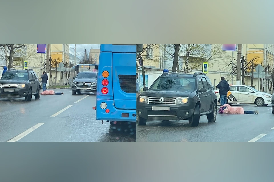 В центре Твери женщина получила перелом бедра, попав под Mercedes. Фото: группа в ВК/ПОДСЛУШАНО У ВОДИТЕЛЕЙ. ТВЕРЬ.