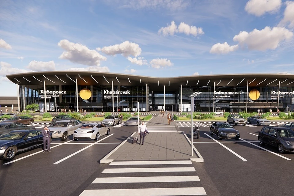На новый международный терминал аэропорта в Хабаровске потратят 4,8 миллиарда рублей. Фото: пресс-служба АО "Хабаровский Аэропорт".