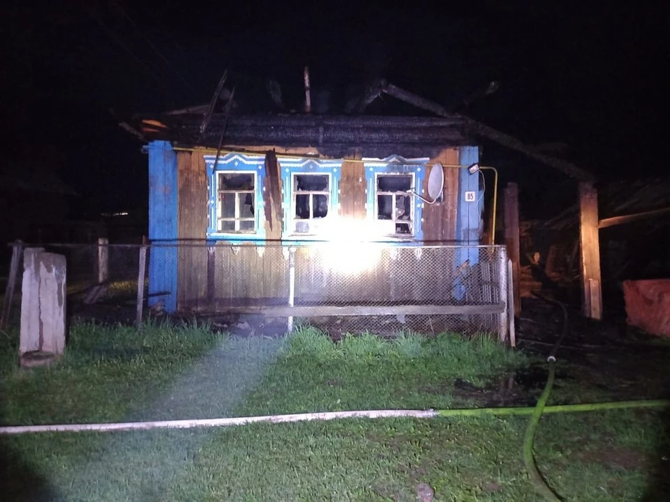 В результате пожара в Удмуртии погибла семья из 6 человек