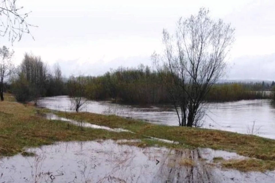 Уровень реки Бирюса превысил критическую отметку в районе города Бирюсинска