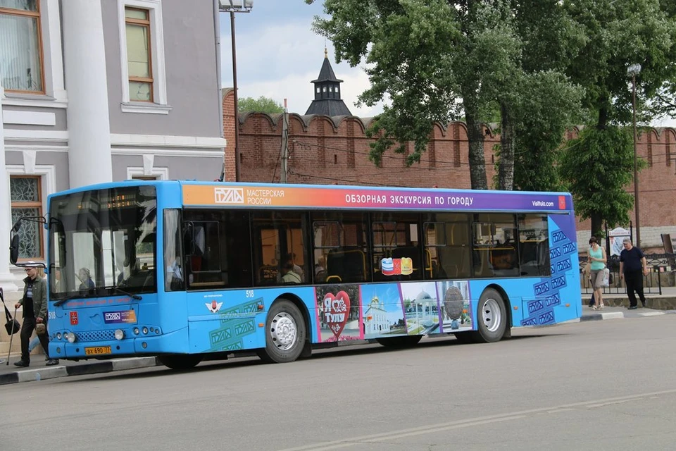 В Туле вновь начинает курсировать летний городской экскурсионный автобус