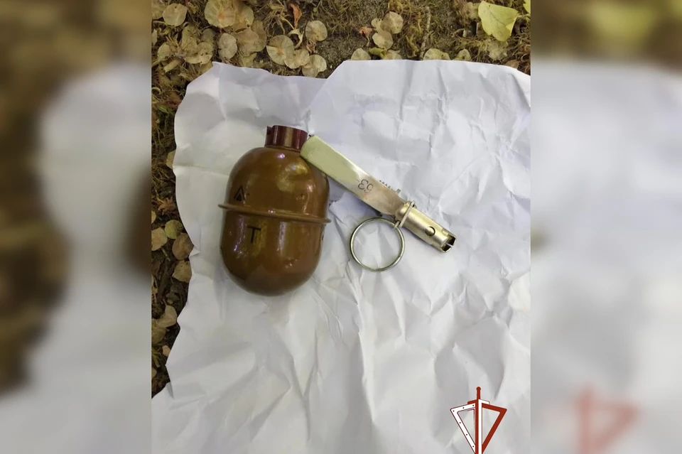 Гранату уничтожили. Фото: Пресс-служба Уральского округа войск национальной гвардии РФ