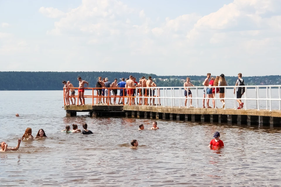 В Перми организовано пять мест для купания.