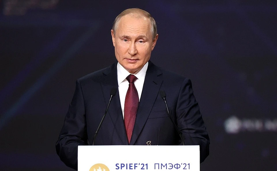 Владимир Путин на Петербургском международном экономическом форуме фото: kremlin.ru